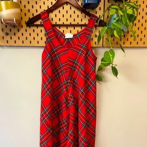 Vintage Canada made 90s plaid dress